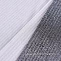 Knit Metallic Lurex Viscose Rayon Rib Fabric